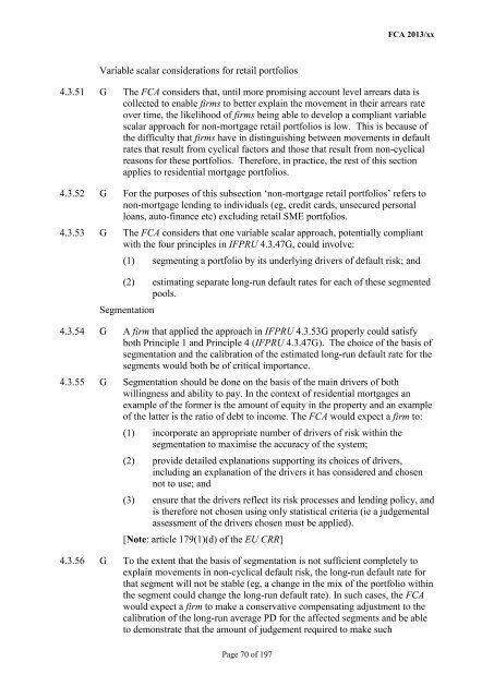 CP13/6 - CRD IV for Investment Firms - Financial Conduct Authority