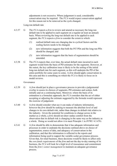 CP13/6 - CRD IV for Investment Firms - Financial Conduct Authority