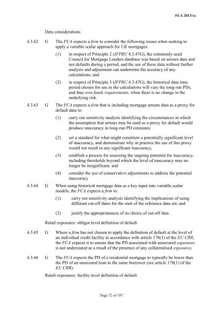 CP13/6 - CRD IV for Investment Firms - Financial Conduct Authority