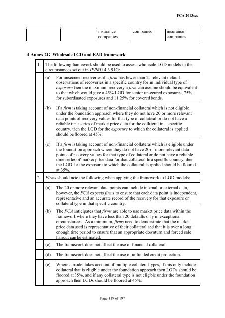 CP13/6 - CRD IV for Investment Firms - Financial Conduct Authority