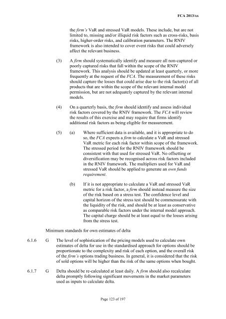 CP13/6 - CRD IV for Investment Firms - Financial Conduct Authority