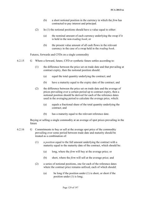 CP13/6 - CRD IV for Investment Firms - Financial Conduct Authority