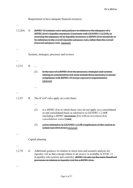 CP13/6 - CRD IV for Investment Firms - Financial Conduct Authority