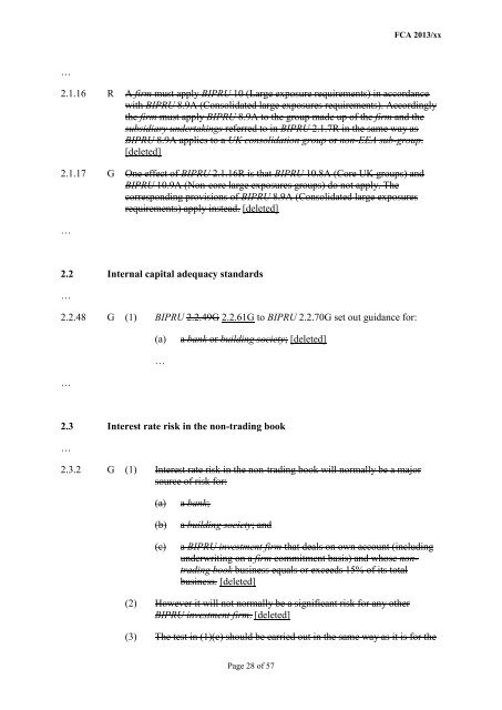 CP13/6 - CRD IV for Investment Firms - Financial Conduct Authority