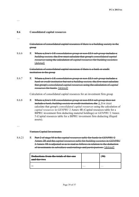 CP13/6 - CRD IV for Investment Firms - Financial Conduct Authority