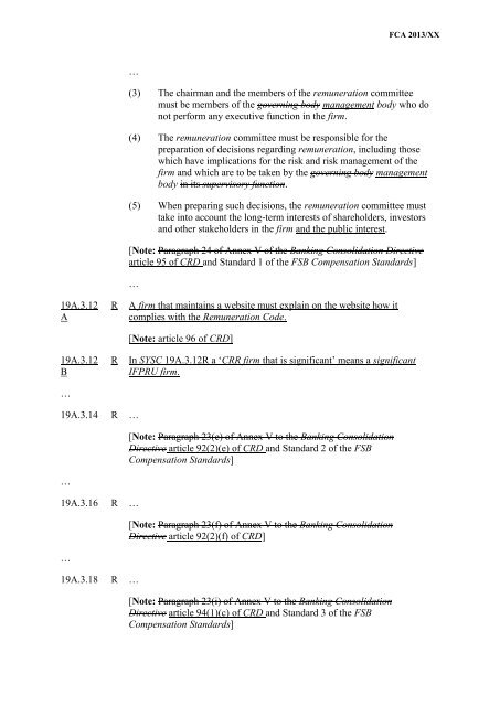 CP13/6 - CRD IV for Investment Firms - Financial Conduct Authority