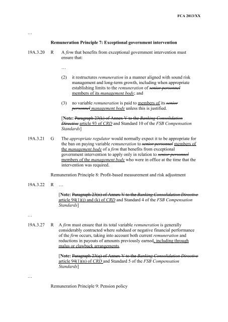 CP13/6 - CRD IV for Investment Firms - Financial Conduct Authority