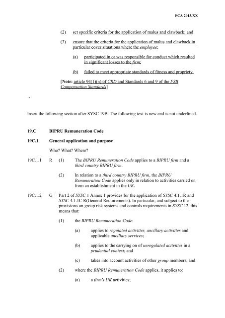 CP13/6 - CRD IV for Investment Firms - Financial Conduct Authority