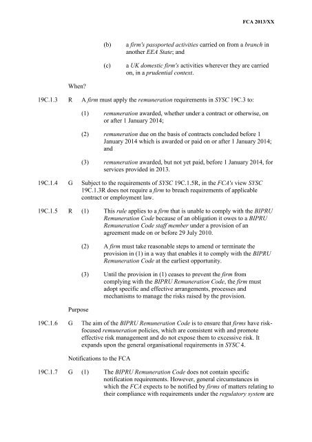 CP13/6 - CRD IV for Investment Firms - Financial Conduct Authority