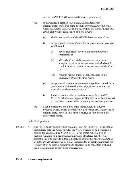 CP13/6 - CRD IV for Investment Firms - Financial Conduct Authority