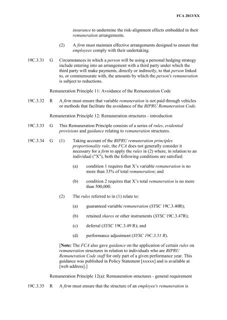 CP13/6 - CRD IV for Investment Firms - Financial Conduct Authority