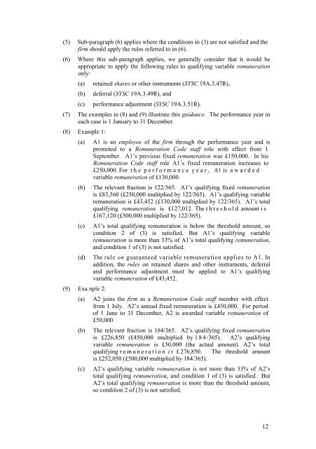 CP13/6 - CRD IV for Investment Firms - Financial Conduct Authority