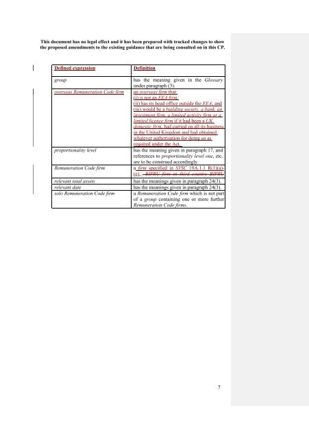 CP13/6 - CRD IV for Investment Firms - Financial Conduct Authority