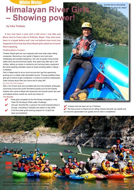 Wasps, Wakas & Wallabies Nepal Update Getting ... - Canoe & Kayak
