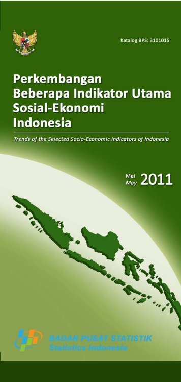 Perkembangan Beberapa Indikator Utama Sosial-Ekonomi Indonesia