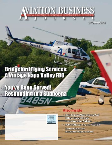 Bridgeford Flying Services: A Vintage Napa Valley FBO You ... - NATA