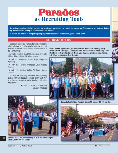 Sep/Oct 2008 - Korean War Veterans Association