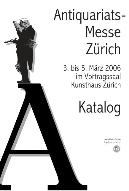 - Antiquariats Messe Zürich Katalog