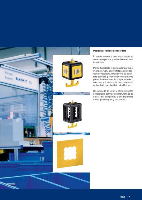 Sisteme de conectare speciale şi industriale - OBO Bettermann