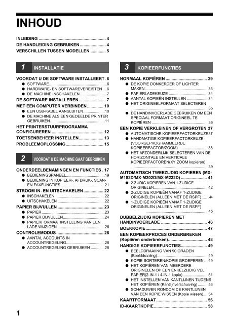 MX-M182/D/M202D/M232D Operation-Manual NL - Sharp