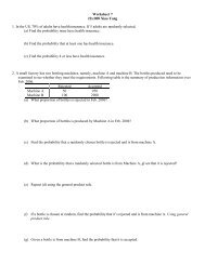 Worksheet 7