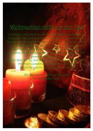 Weihnachten steht vor der Tür! - Kandinsky