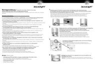 Montageanleitung (*.pdf) - tecnolight Leuchten GmbH