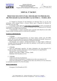 Edital do Processo Seletivo 06/2013 - UFPR - Universidade Federal ...