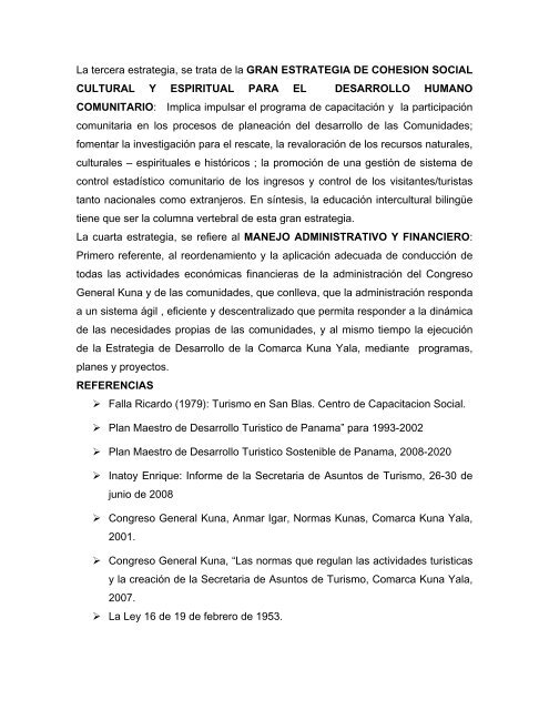 EL DESAROLLO TURÃSTICO Y LA ... - Eco-Index