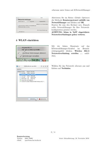 eduroam mit KDE NetworkManager unter Linux