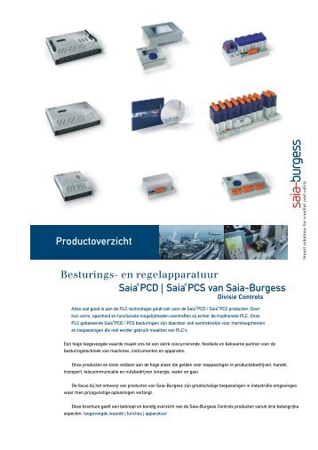 Productoverzicht Saia PCD | Saia PCS van Saia ... - SBC-support