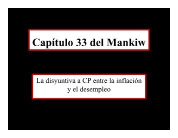 Capítulo 33 del Mankiw - ITAM