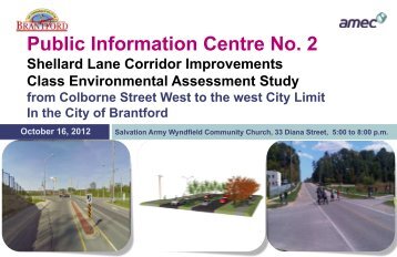 Shellard Lane Public Information Centre No. 2 ... - City of Brantford