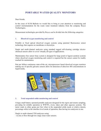 Portable Water Quality Monitors.pdf - ECM ECO Monitoring