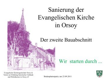PrÃ¤sentation - Evangelische Kirchengemeinde Orsoy