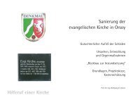 kostenschÃ¤tzung - Evangelische Kirchengemeinde Orsoy