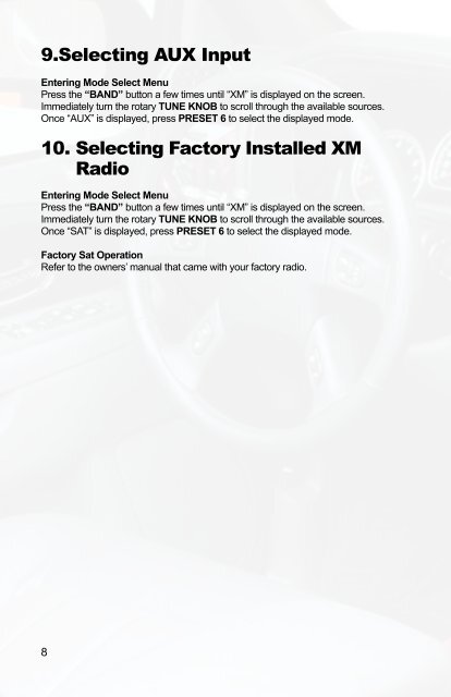 ISGM575 instruction manual - PAC Audio