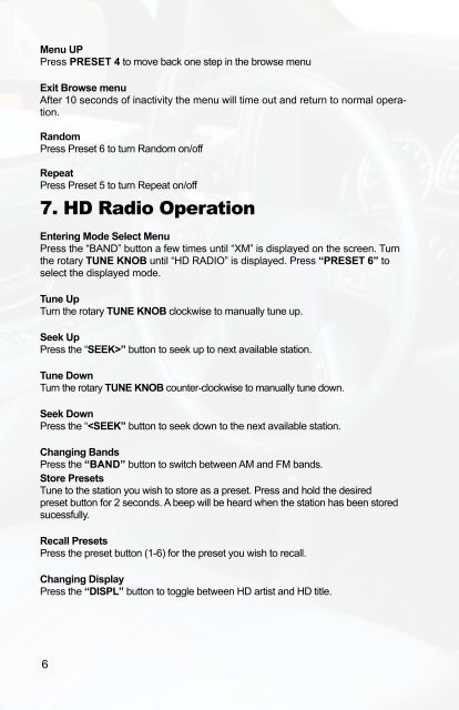 ISGM575 instruction manual - PAC Audio