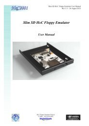 User Manual - HxC Floppy Emulator