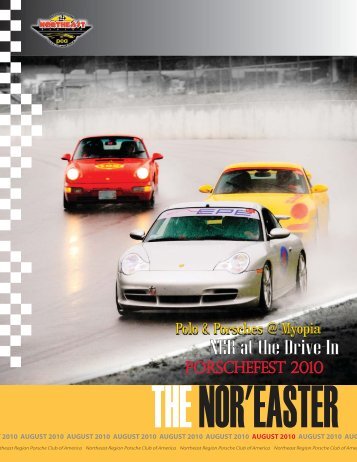 August - Porsche Club of America â Northeast Region