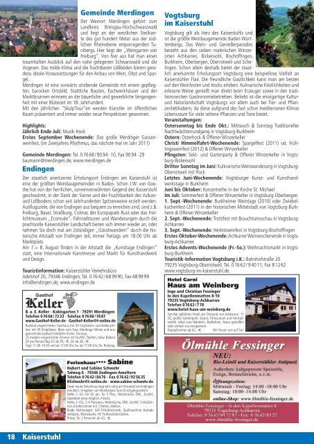 Das Ferien & Freizeit Magazin - Thesa-Balance - Das Ferien- und ...