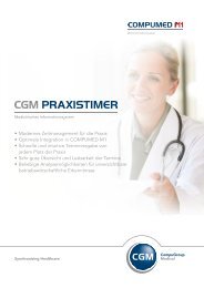 cgm praxistimer - CompuMED M1