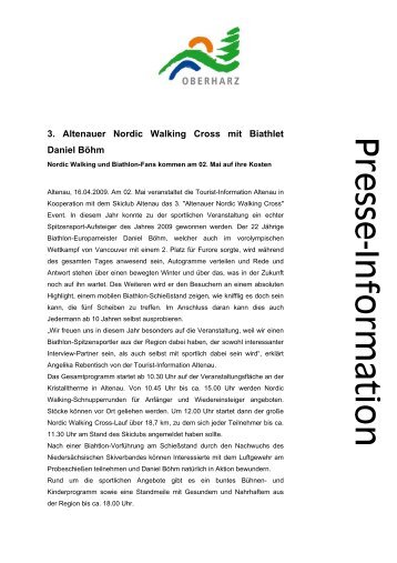 Pressemitteilung mit Programm (PDF) - Der Oberharz