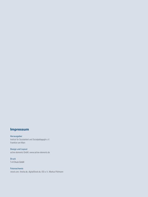 Jahresbericht 2009 - Institut fÃ¼r Sozialarbeit und SozialpÃ¤dagogik eV