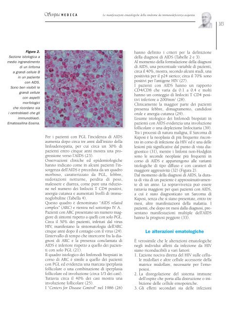 Le manifestazioni ematologiche della sindrome da ... - Salute per tutti