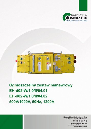 zestaw manewrowy EH-d02-W/1,0/II/04.01