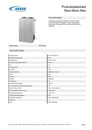 Produktdatenblatt Reco-Boxx Max - Aerex