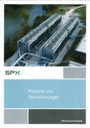 SPX Cooling Technologies - schubag AG