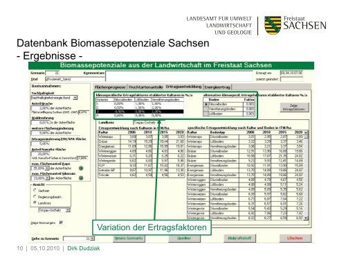 Datenbank Biomassepotenziale Sachsen / Regionale - Energie ...