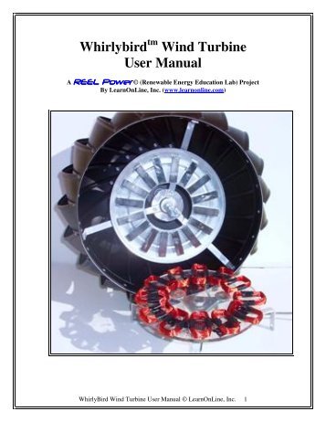 Whirlybird Wind Turbine User Manual - Super Science Fair Projects